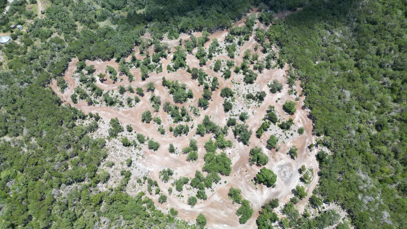 Land clearing in Bastrop, TX