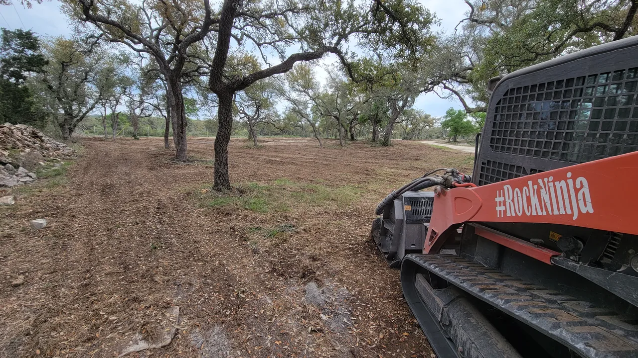 Land clearing in Blanco, TX