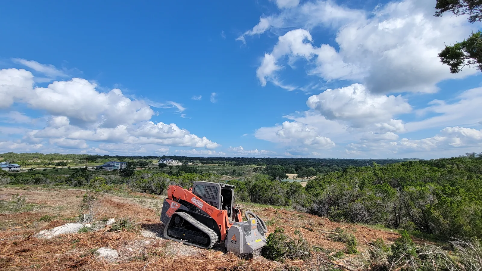 Land clearing in San Marcos, TX
