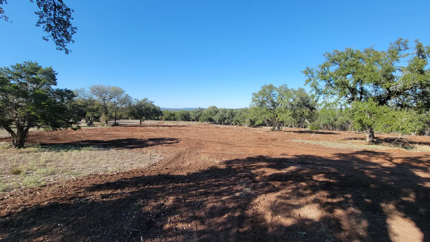 Land clearing in Wimberley, TX